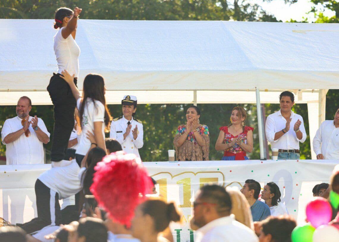 Puerto Morelos celebra el 115 Aniversario de la Revolución Mexicana