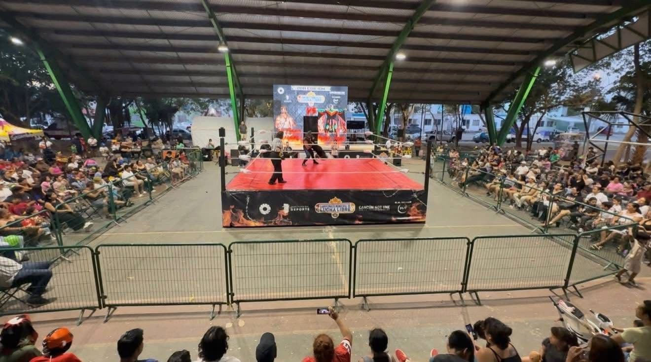 Lucha libre y comunidad: Cancún fortalece el tejido social desde el deporte