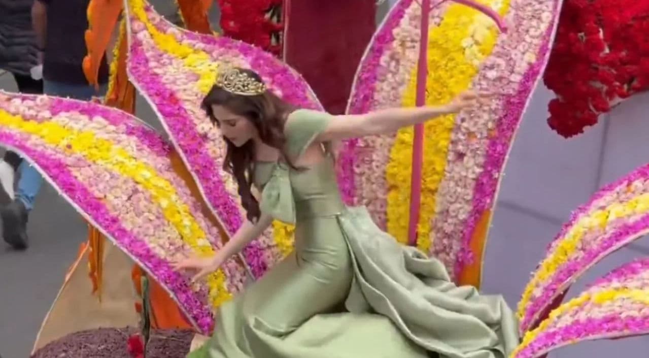 Fátima Bosch se desvaneció en un desfile en Ecuador