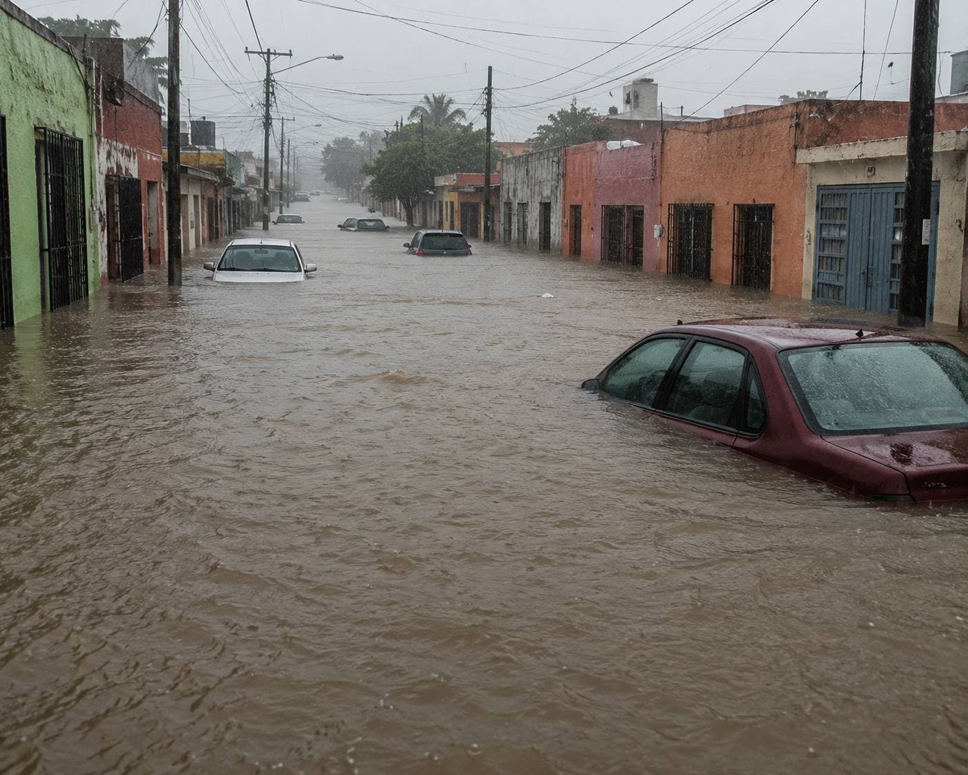 Yucatán suspende actividades económicas por intensas lluvias